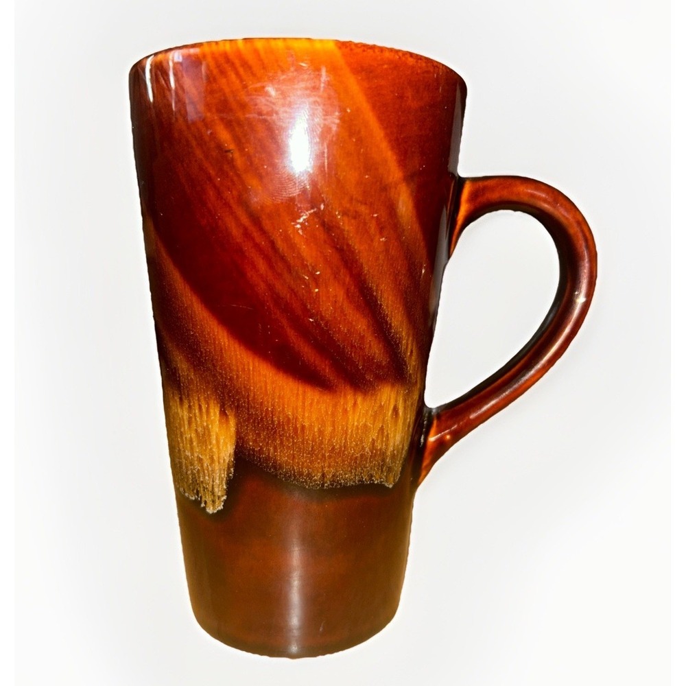 Sakura Port of Call Tortoise Shell Tall Coffee Mug Cup 5 7/8" Tall